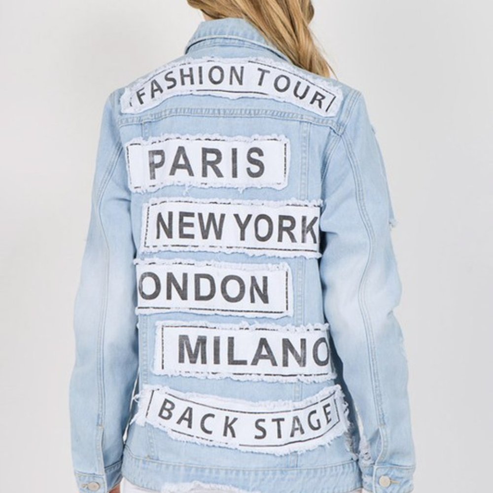 Back Stage Jean Jacket